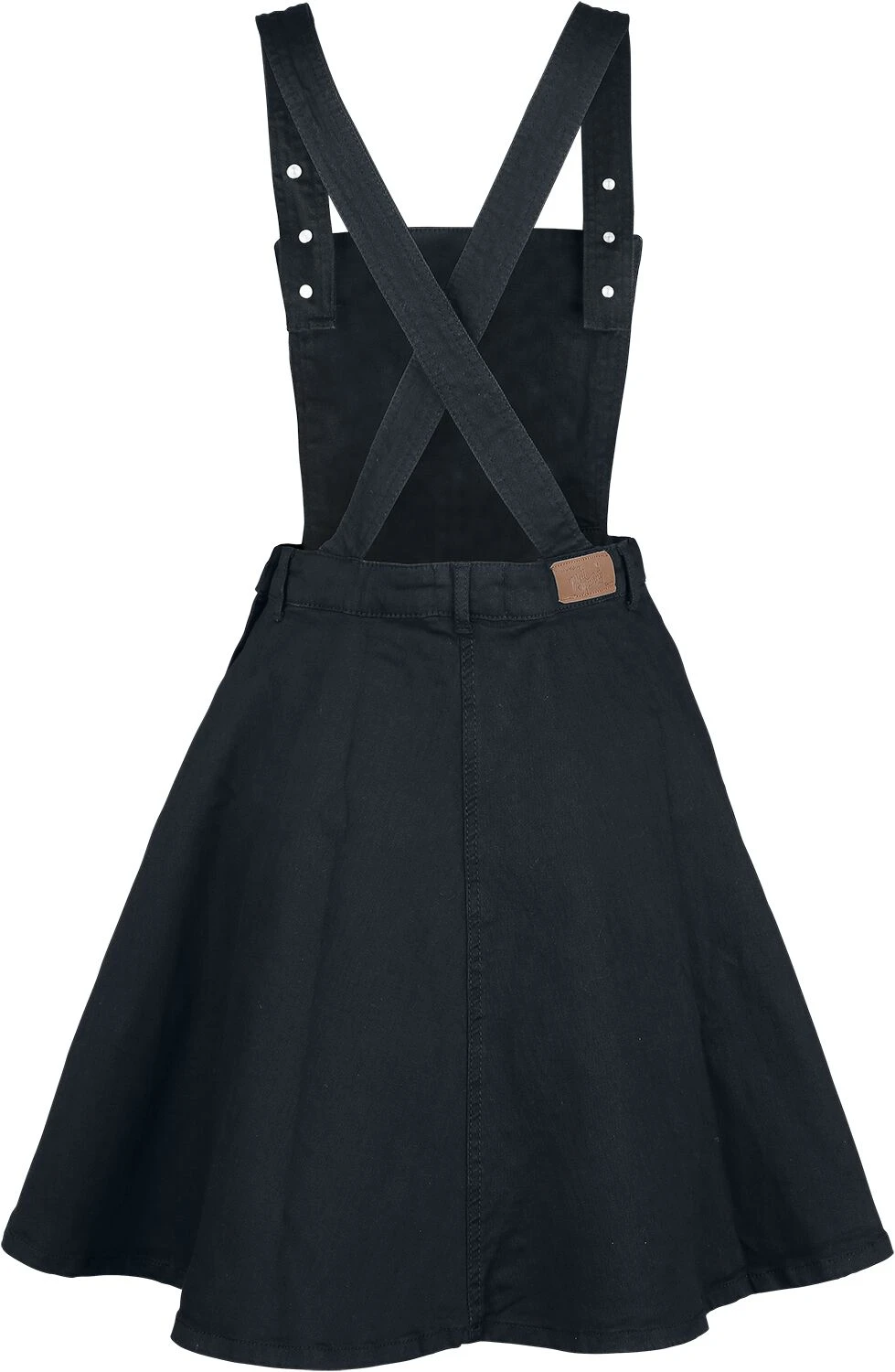 "Dakota Pinafore Dress" Medium-length Dress Black By Hell Bunny - Image 2
