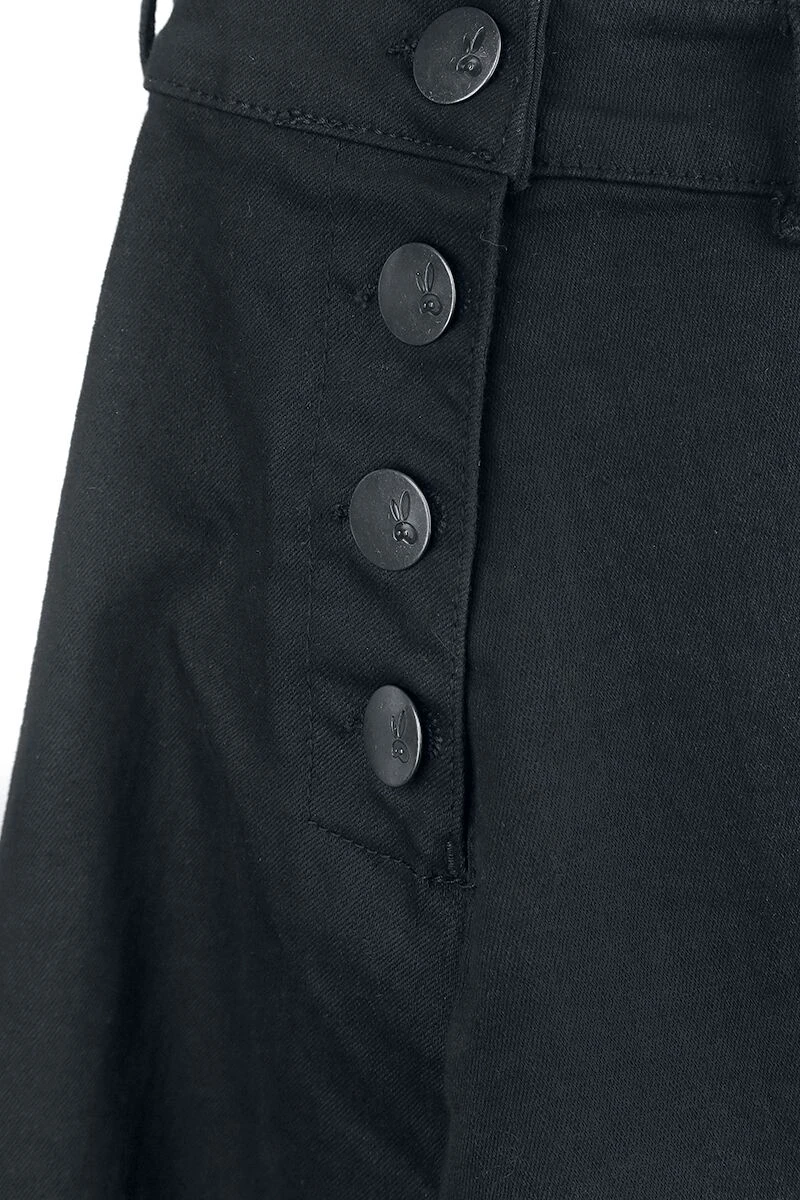 "Dakota Pinafore Dress" Medium-length Dress Black By Hell Bunny - Image 4