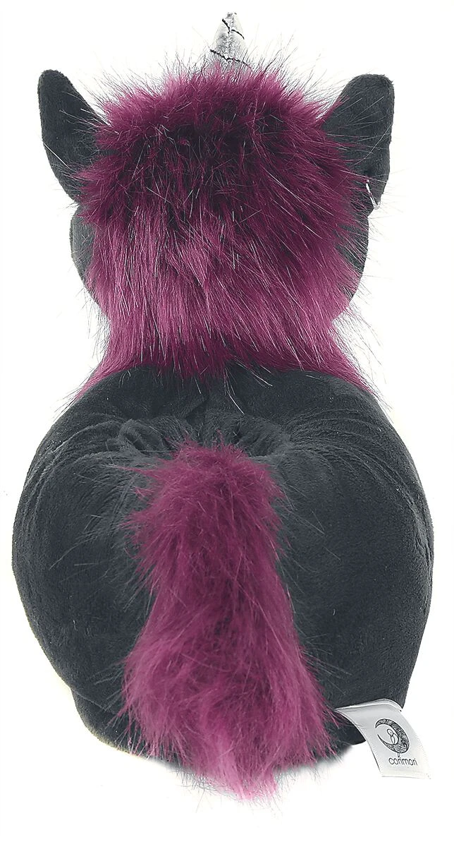 "Ruby Punk Unicorn Adults' Slippers" Slipper Black By Corimori - Image 3