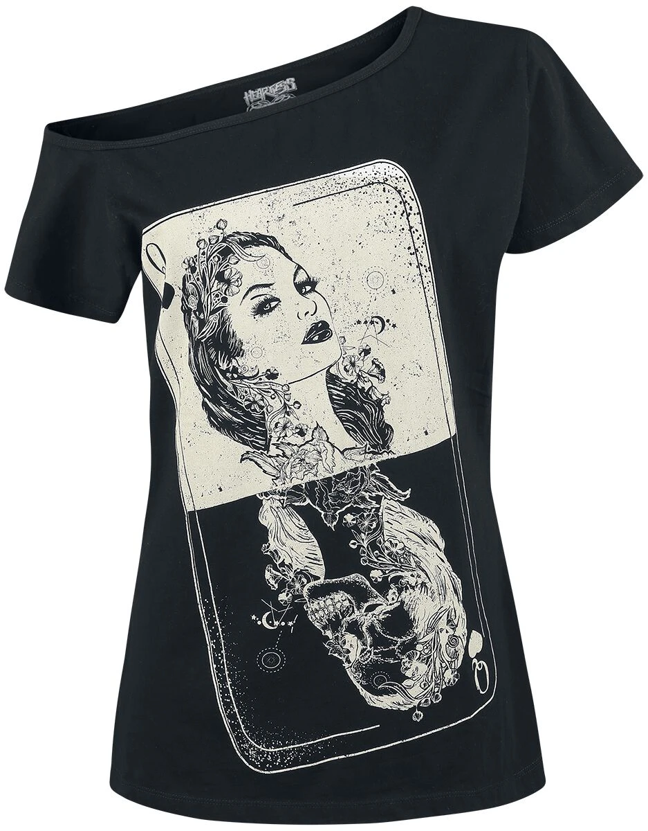 "Tarot Top" T-Shirt Black By Heartless