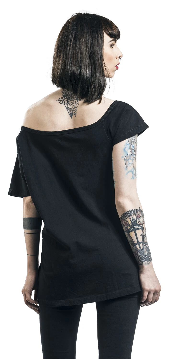"Tarot Top" T-Shirt Black By Heartless - Image 5