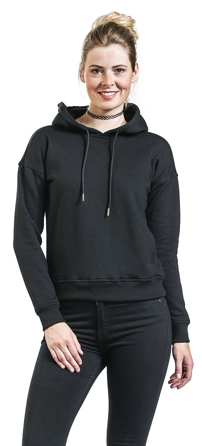 "Ladies Hoodie" Hooded Sweater Black By Urban Classics - Image 4