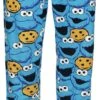 "Cookie Monster - Face" Pyjama Pants Blue By Sesame Street
