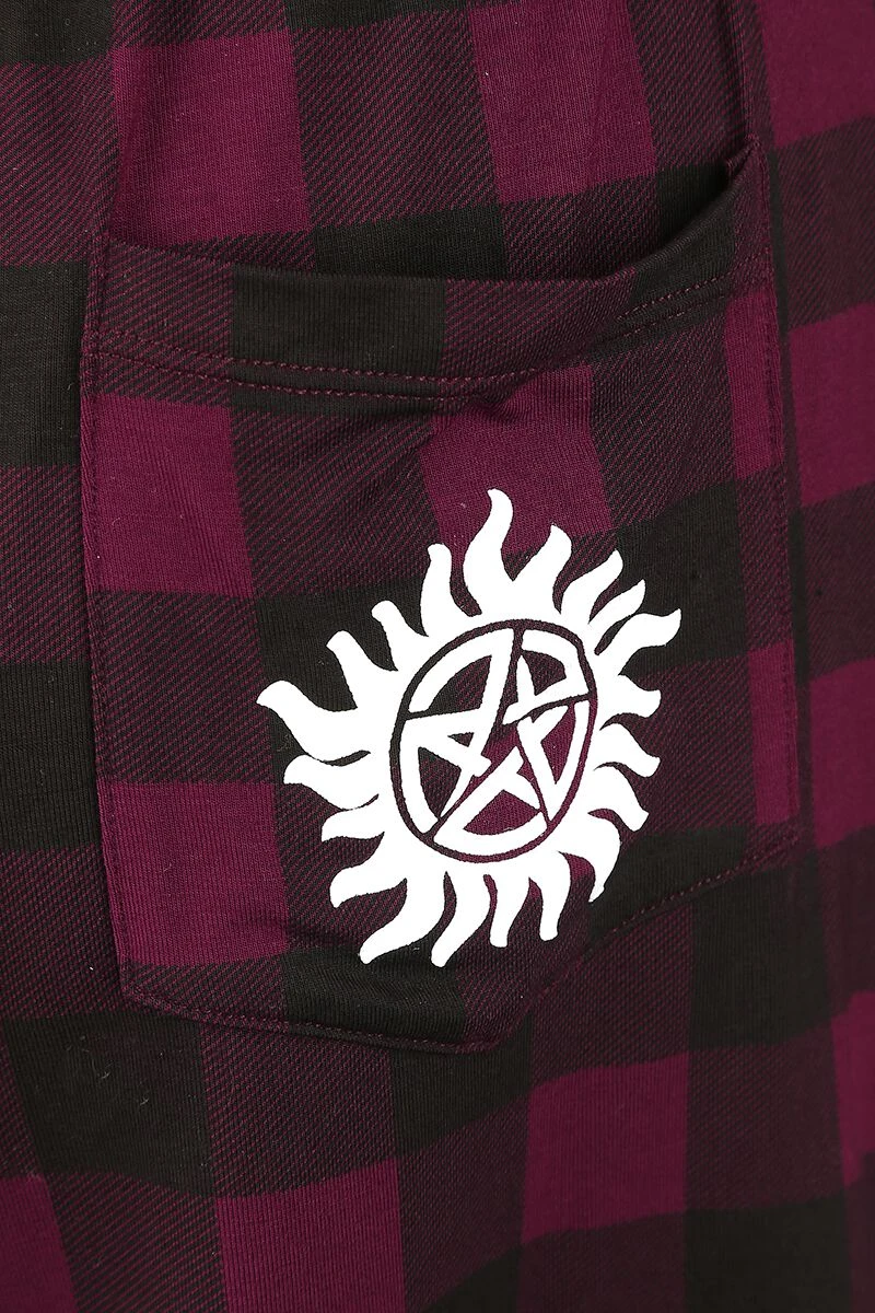 "Carry On" Pyjama Black-red By Supernatural - Image 6