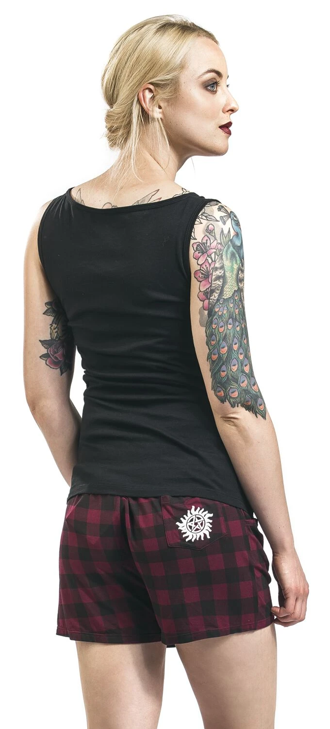 "Carry On" Pyjama Black-red By Supernatural - Image 8