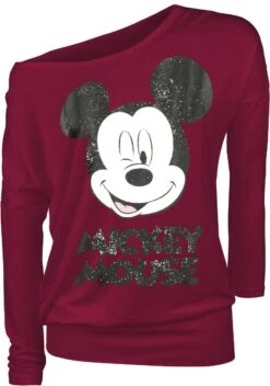 "Twinkle" Long-sleeve Shirt Red By Mickey Mouse