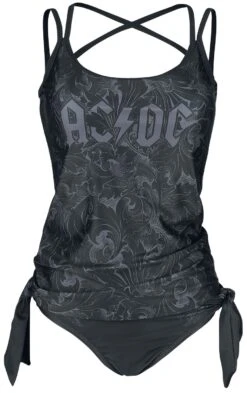 "EMP Signature Collection" Swimsuit Black-grey By AC/DC