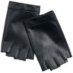 "Hands Up" Fingerless Gloves Black By Rock Rebel By EMP