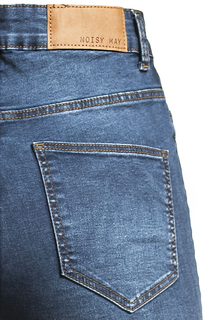 "Callie HW Skinny Jeans" Jeans Dark Blue By Noisy May - Image 3