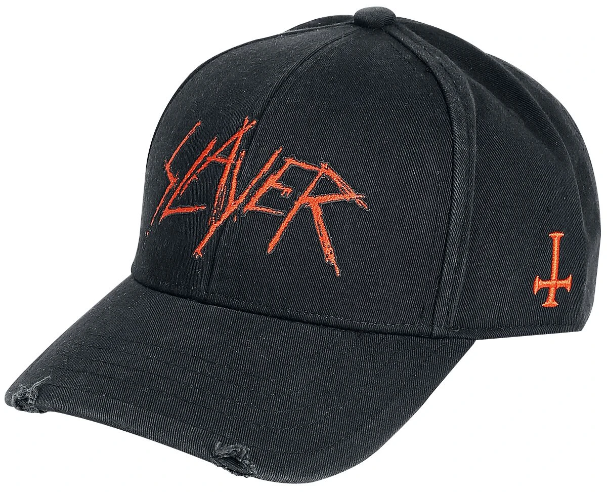 "Logo - Baseball Cap" Cap Black By Slayer