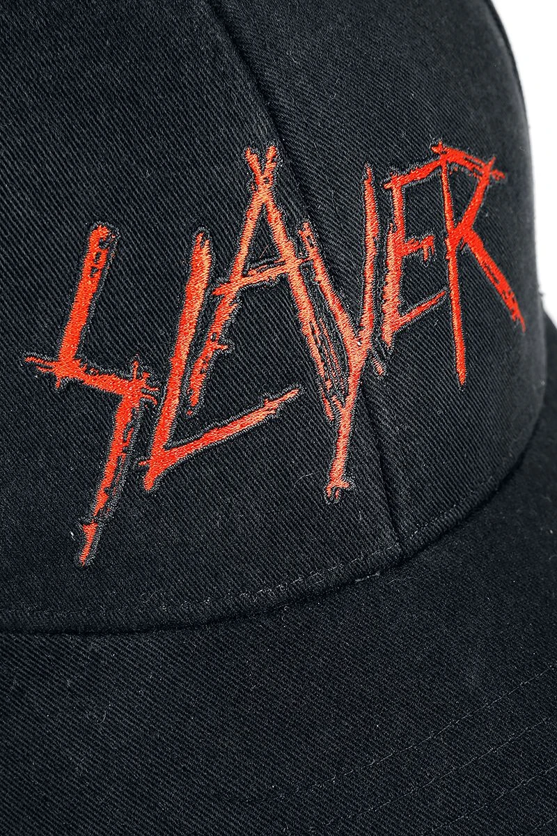 "Logo - Baseball Cap" Cap Black By Slayer - Image 4
