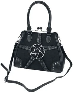 "Pentagram" Handbag Black By Banned Alternative