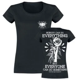 "Do Something!" T-Shirt Black By Hardcore Help Foundation