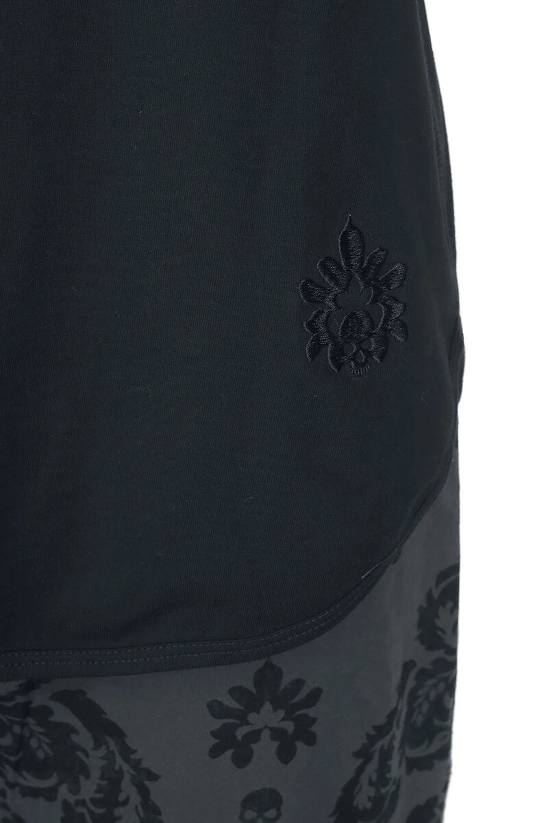 "Home Wear Set" Pyjama Dark Grey By Black Premium By EMP - Image 4