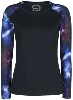 "Long Raglan Road" Long-sleeve Shirt Black By RED By EMP