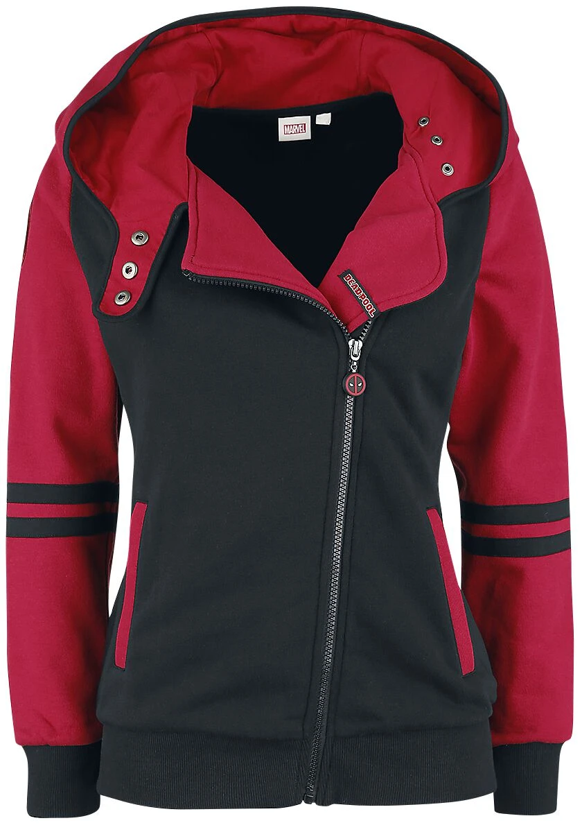 "Symbol" Hooded Zip Black-red By Deadpool
