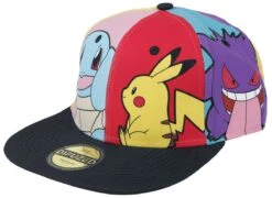 "Characters" Cap Multicolour By Pokémon