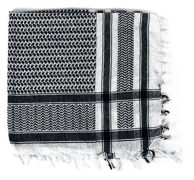"Keffiyeh" Scarf White-black By Rock Daddy - Image 2