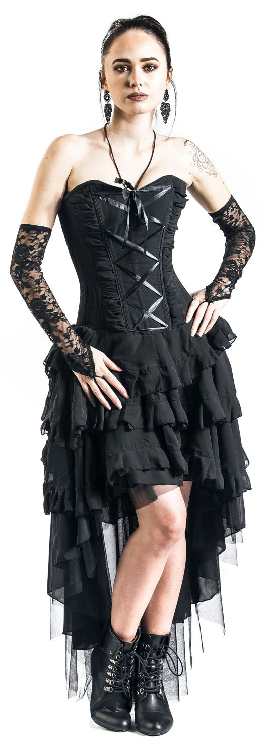 "Gothic Arm Warmers" Arm Warmers Black By Sinister Gothic - Image 3