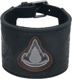 "Valhalla - Wristband" Imitation Leather Bracelet Black By Assassin's Creed