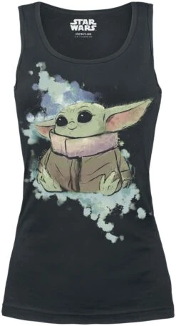 "The Mandalorian - Sketch - Grogu" Top Black By Star Wars