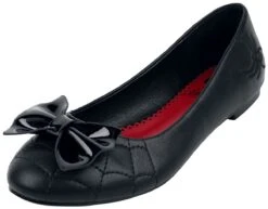 "Femme Fatale Flats" Ballerinas Black By Banned Alternative