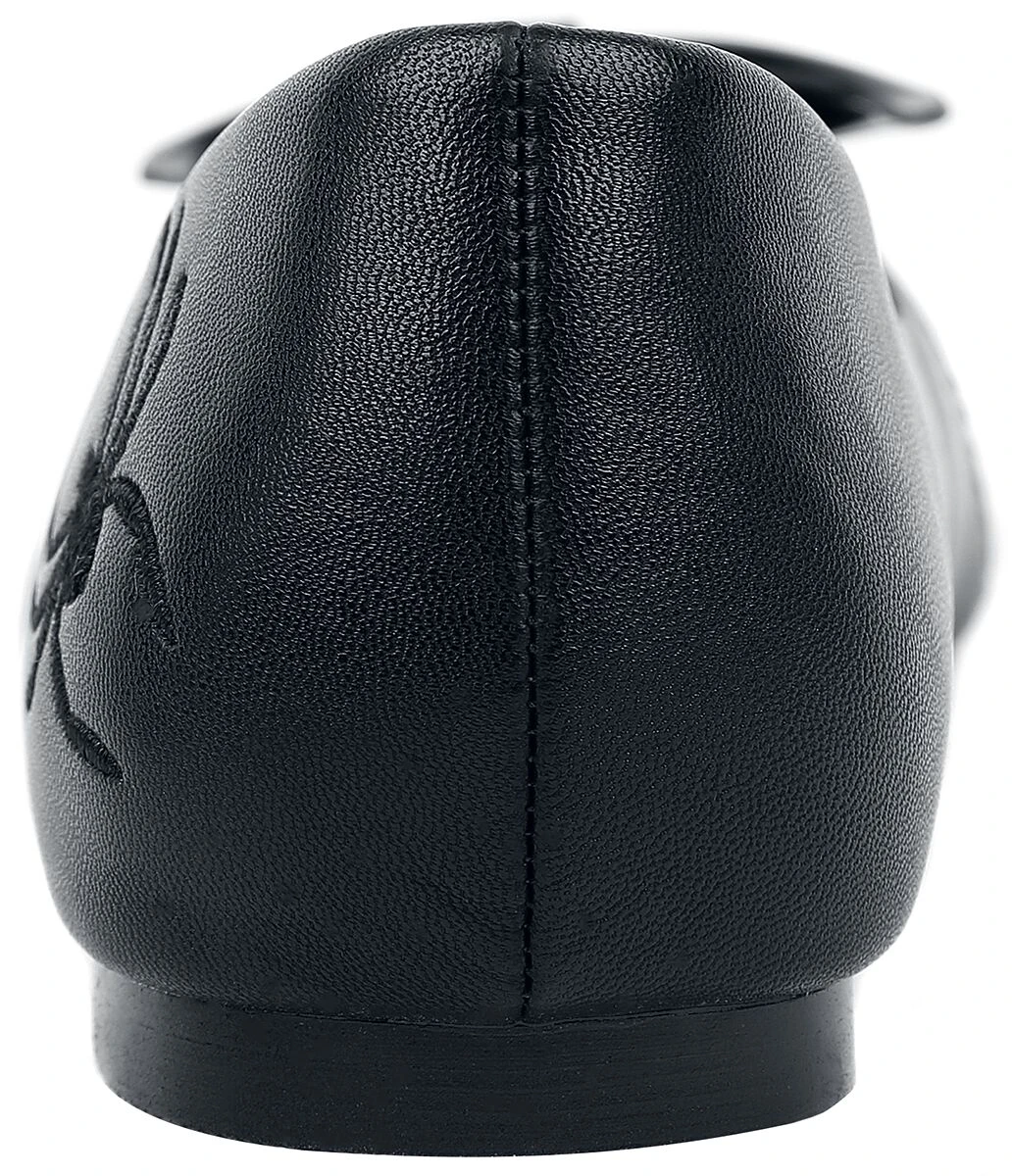 "Femme Fatale Flats" Ballerinas Black By Banned Alternative - Image 2