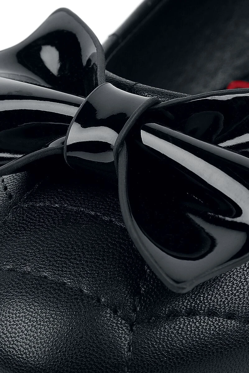 "Femme Fatale Flats" Ballerinas Black By Banned Alternative - Image 6