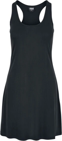 "Ladies Modal Short Racer Back Dress" Short Dress Black By Urban Classics