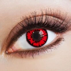 "Demon" Fashion Contact Lens Red-black By Aricona