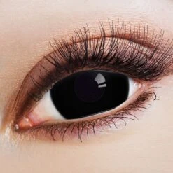 "Mini Sclera - Black" Fashion Contact Lens Black By Aricona