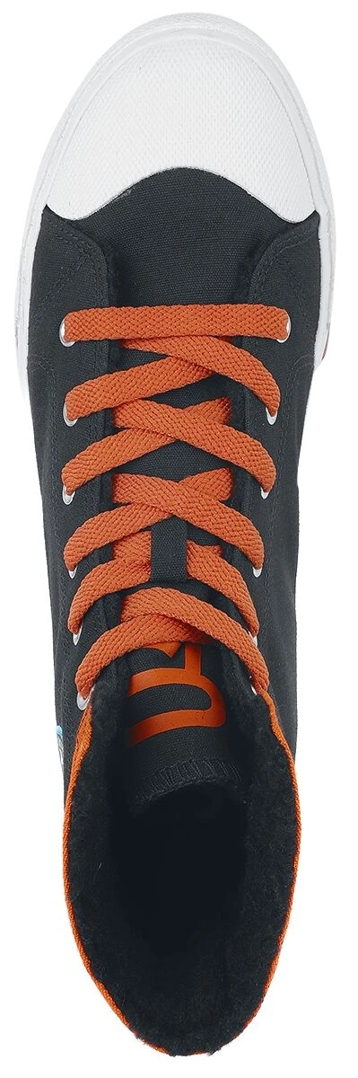 "Orange/Blue Sneakers With Patch" Sneakers High Orange-blue By RED By EMP - Image 4