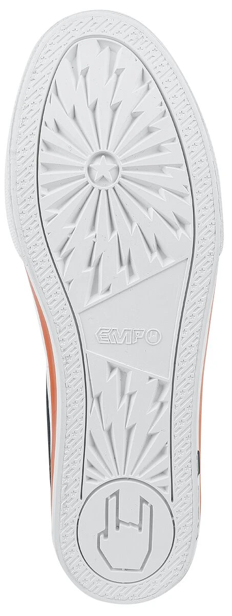 "Orange/Blue Sneakers With Patch" Sneakers High Orange-blue By RED By EMP - Image 5