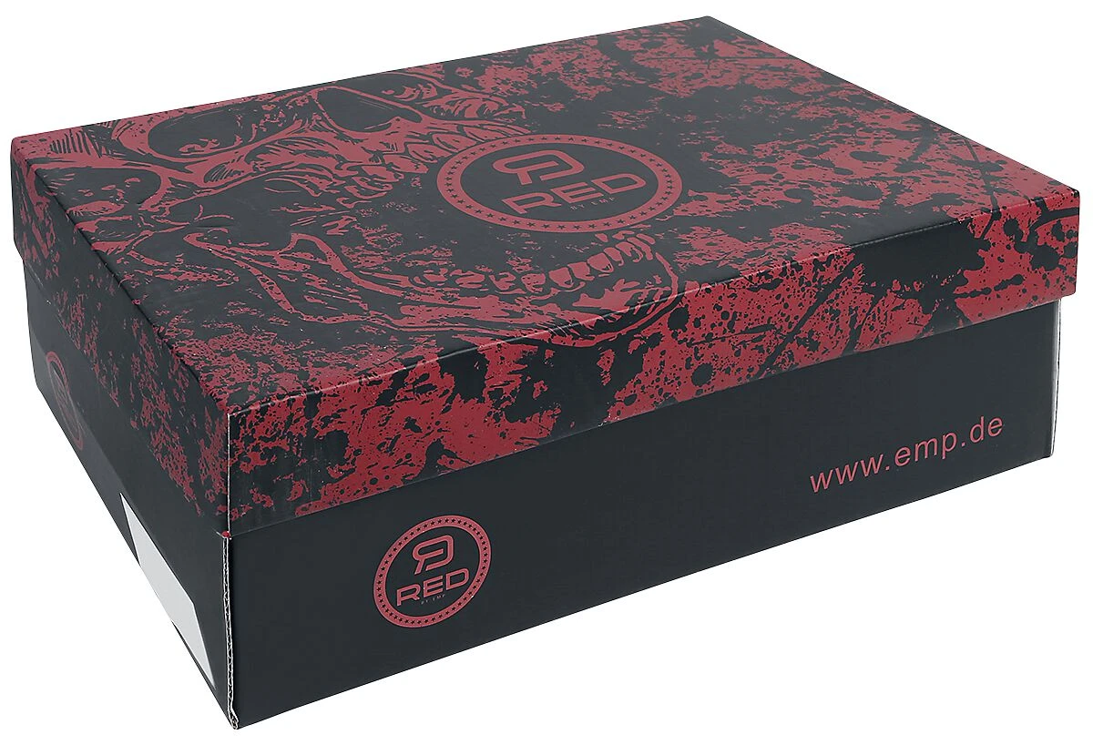 "Orange/Blue Sneakers With Patch" Sneakers High Orange-blue By RED By EMP - Image 7