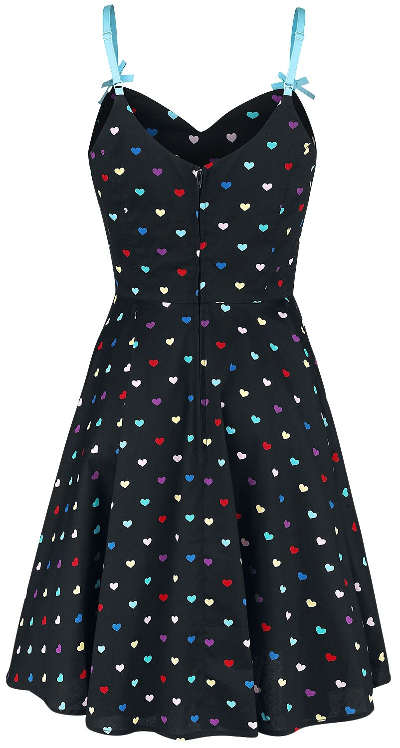 "True Love Mid Dress" Medium-length Dress Black By Hell Bunny - Image 2