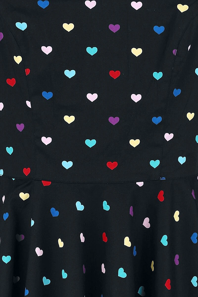 "True Love Mid Dress" Medium-length Dress Black By Hell Bunny - Image 3