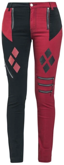 "2 - Harley Quinn" Jeans Black-red By Suicide Squad