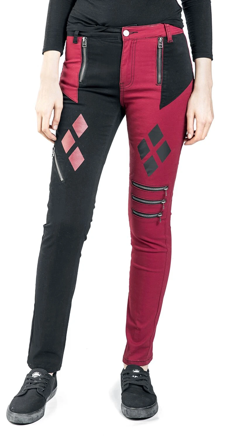 "2 - Harley Quinn" Jeans Black-red By Suicide Squad - Image 4