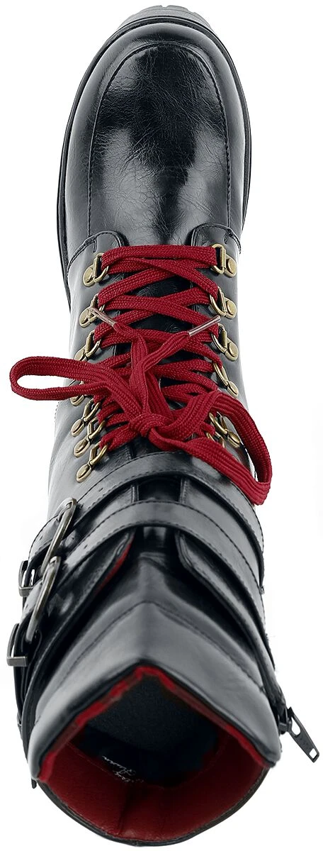 "2 - Harley Quinn" Laced Boots Black-brown By Suicide Squad - Image 4