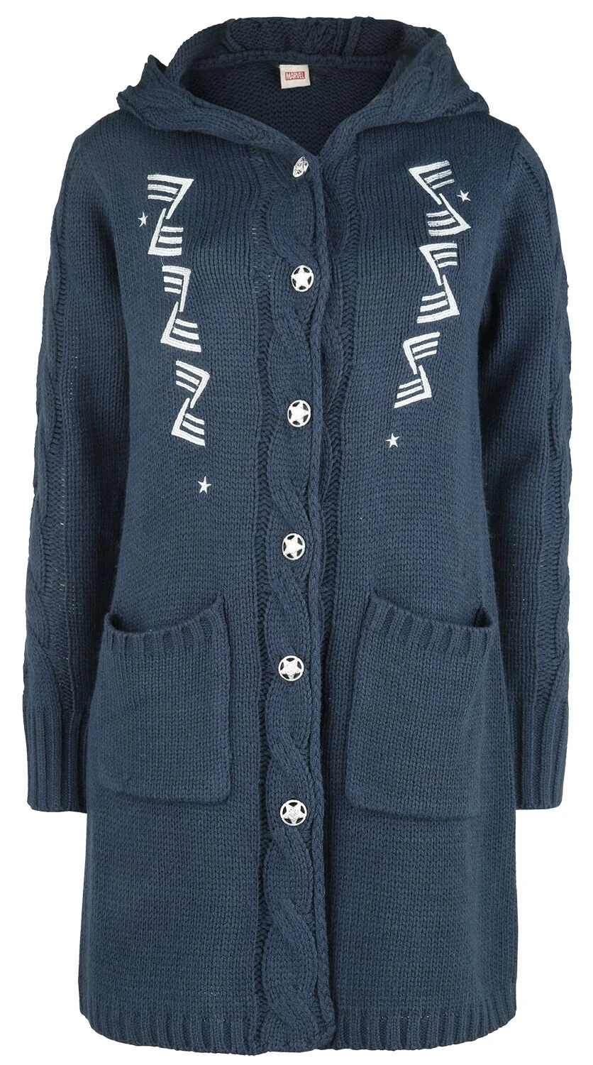 "Steve Rogers" Cardigan Blue By Captain America