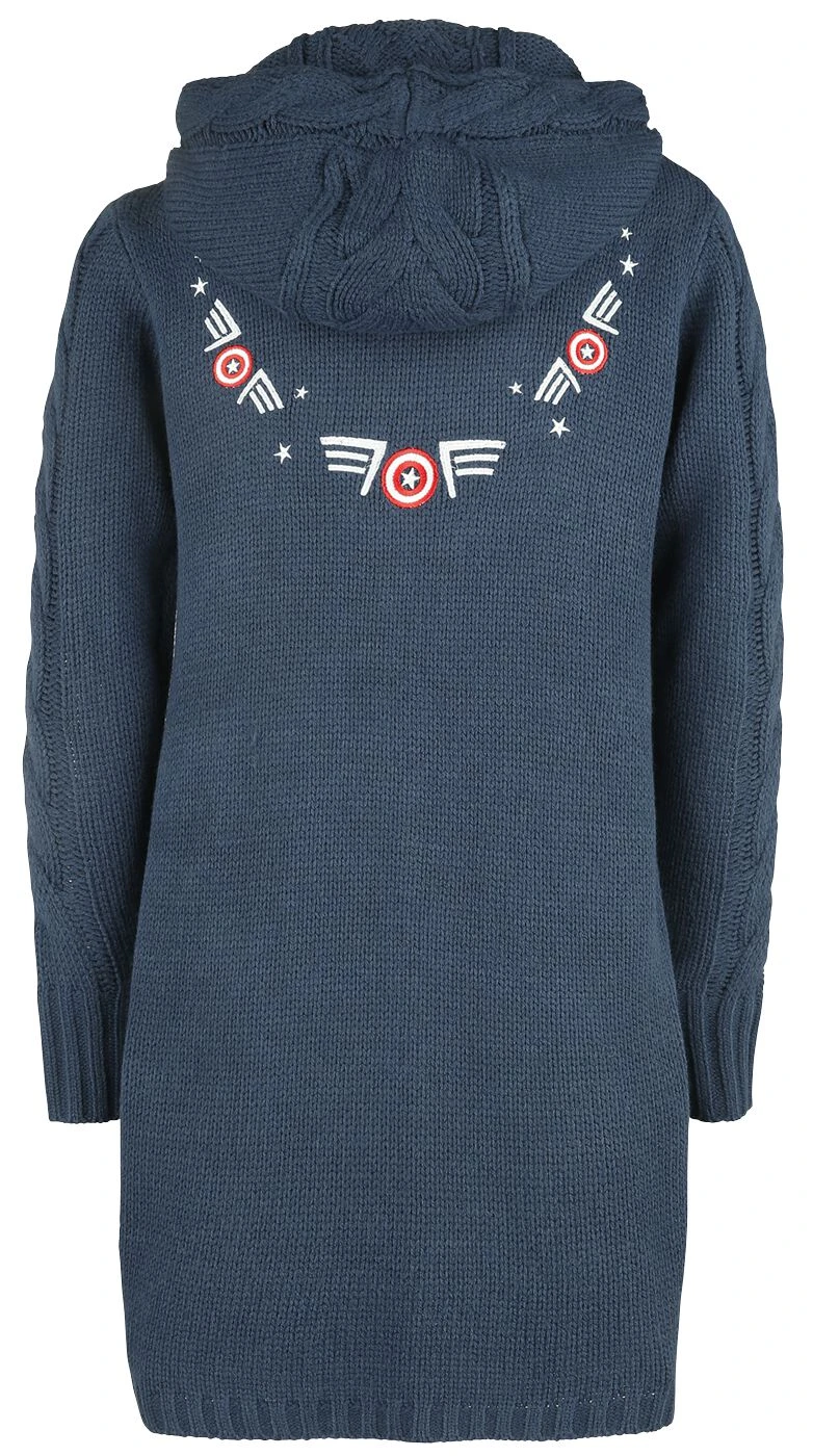 "Steve Rogers" Cardigan Blue By Captain America - Image 2