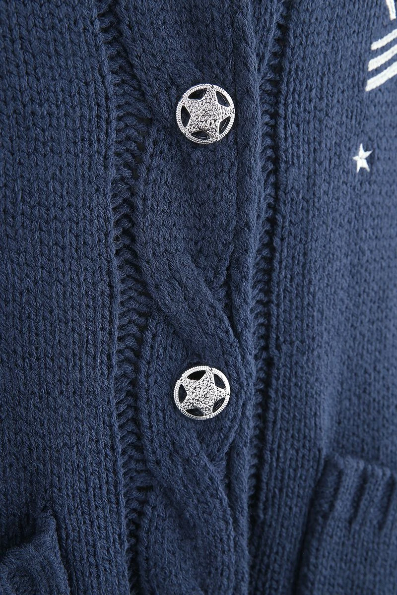 "Steve Rogers" Cardigan Blue By Captain America - Image 4
