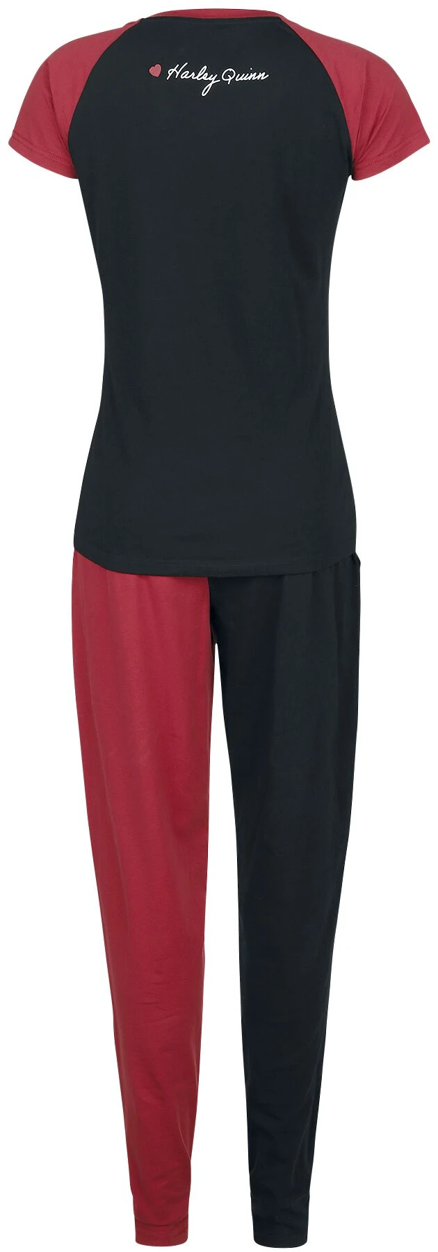 "2 - Live Fast Die Clown" Pyjama Red-black By Suicide Squad - Image 2