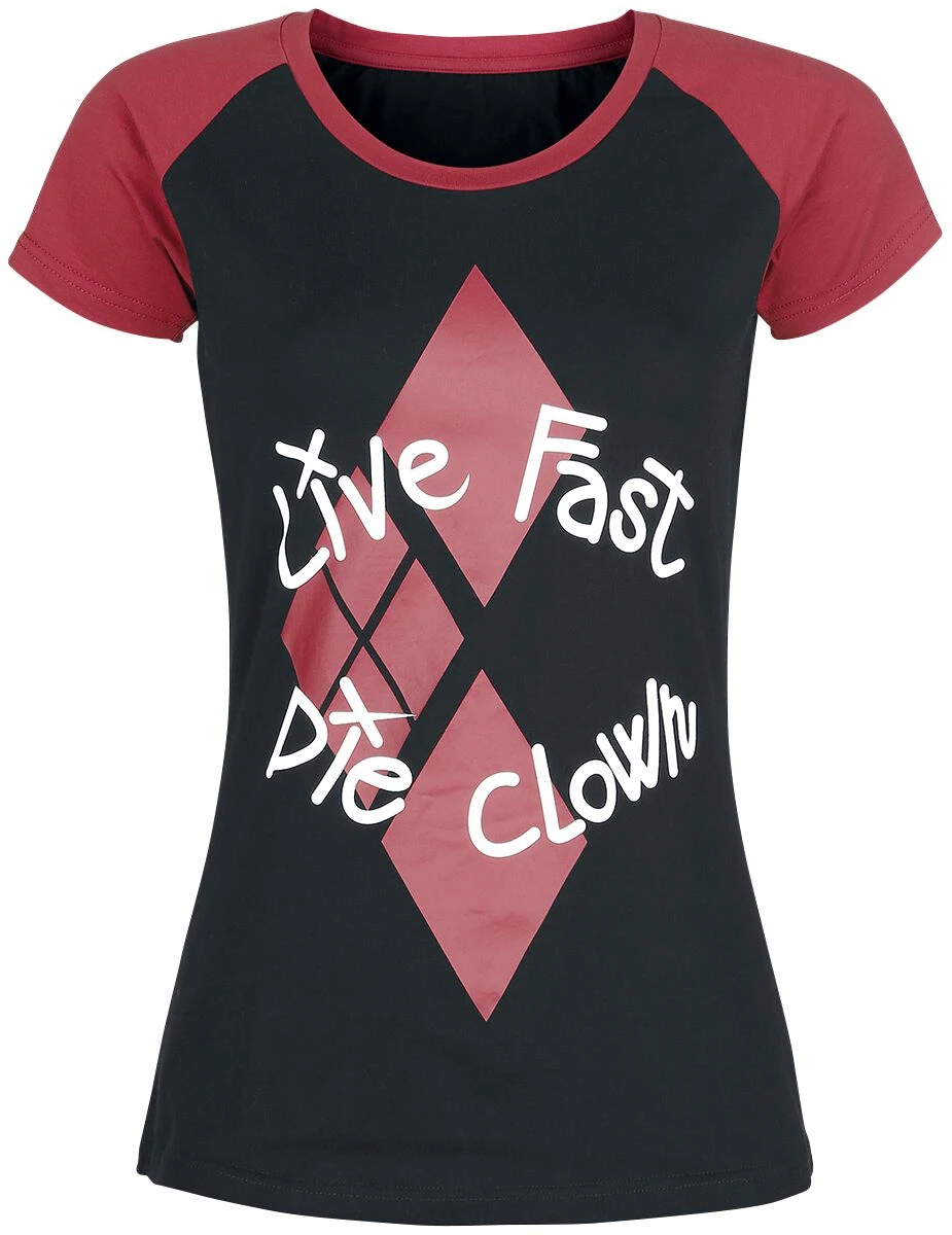 "2 - Live Fast Die Clown" Pyjama Red-black By Suicide Squad - Image 3