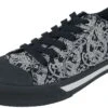 "Sneakers With Viking Print" Sneakers Black By Black Premium By EMP