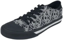"Sneakers With Viking Print" Sneakers Black By Black Premium By EMP