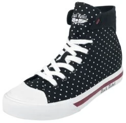 "Dotted Sneakers" Sneakers High Black By Rock Rebel By EMP