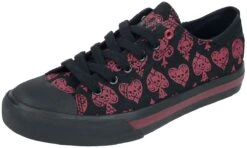 "Trainers With All-over Skull Cards Print" Sneakers Black By Rock Rebel By EMP