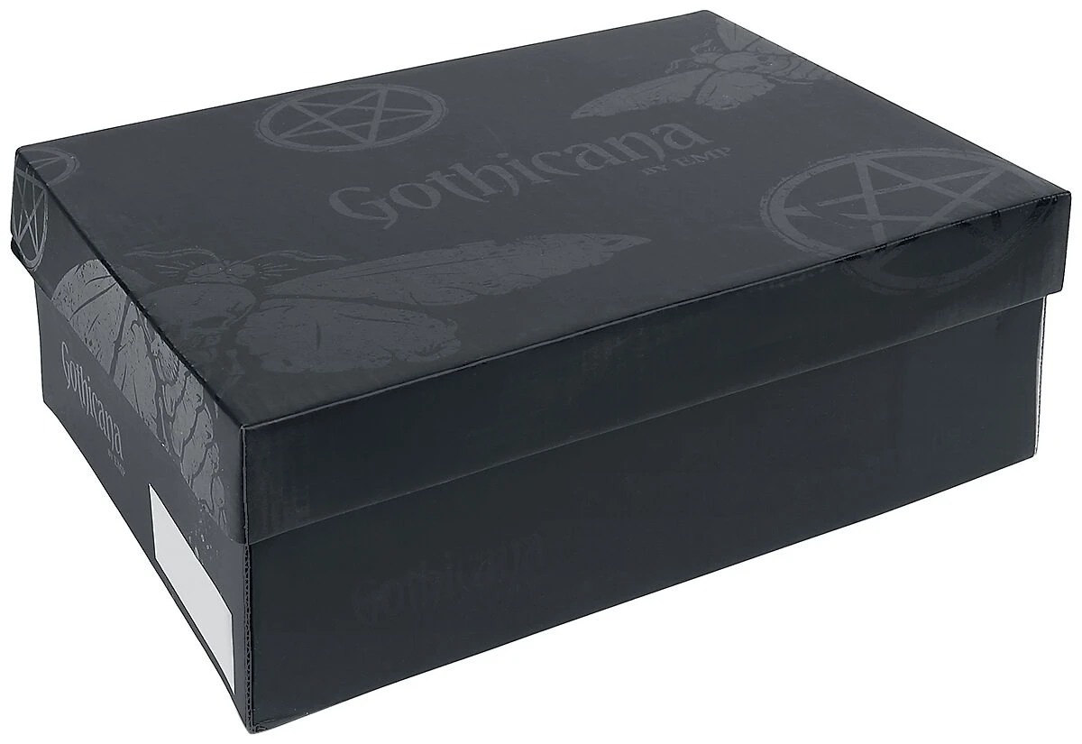 "Sneakers With Pentagrams And Occult Symbols" Sneakers High Black By Gothicana By EMP - Image 8