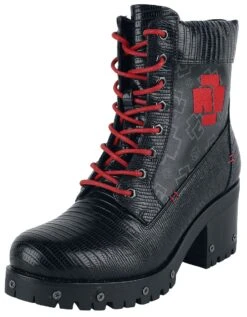 "Modell" Boot Black-red By Rammstein